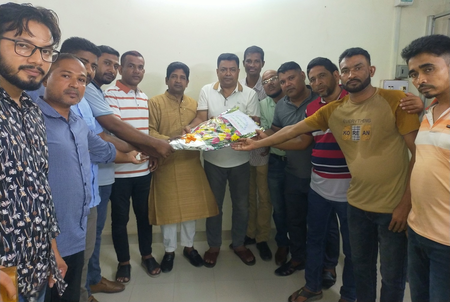 নবগঠিত  পৌর যুবদলের শুভেচ্ছায় সিক্ত ভোলা জেলা যুবদল